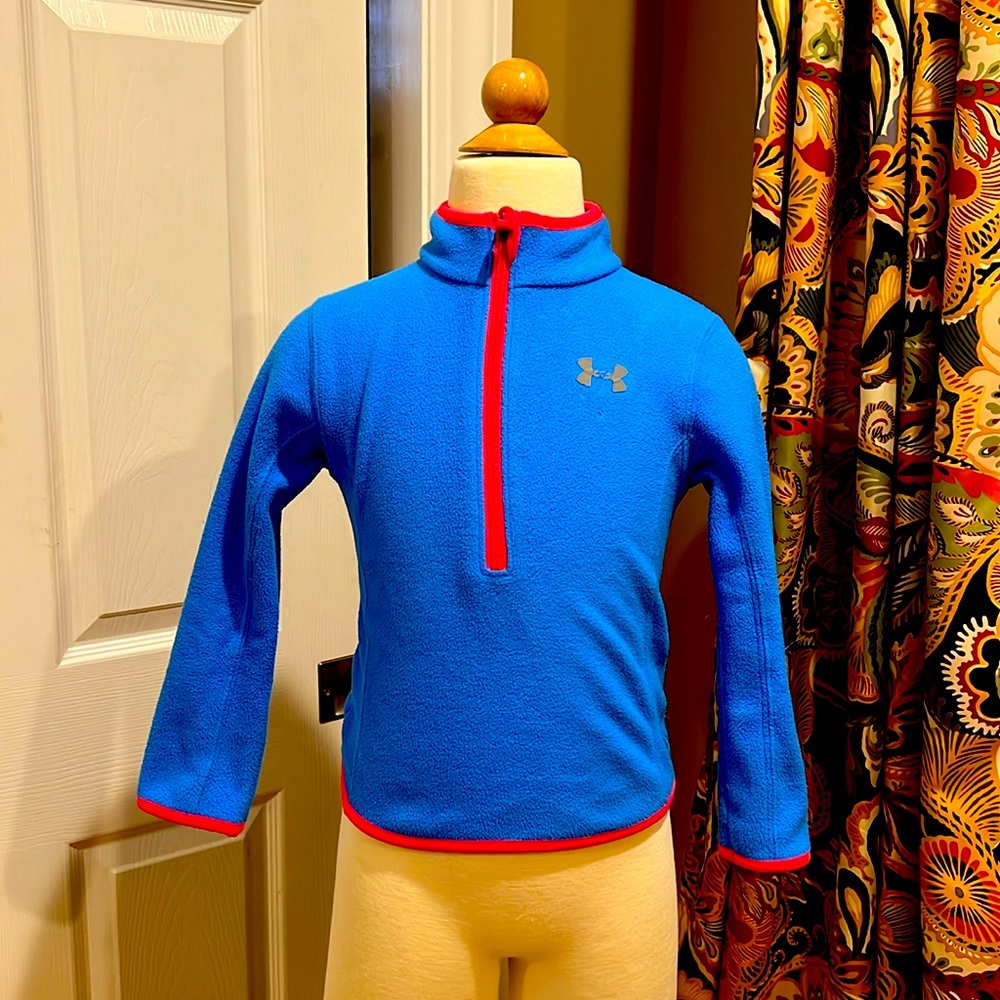 Under Armor Fleece 3/4 Zip base layer SZ 4